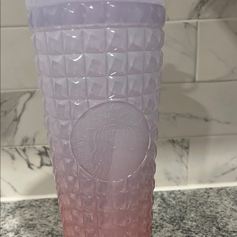 NWT Starbucks Limited Edition Cherry Blossom Cold Cup Gradient Pink 24oz - Picture 5 of 13